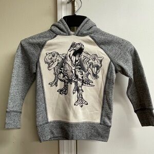 Kids Sonoma fleece Dinosaur hoodie size 4t